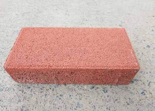 透水磚-200*100*60-陶紅色